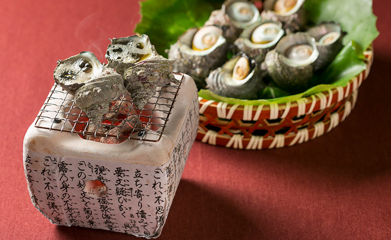 栄螺のつぼ焼き