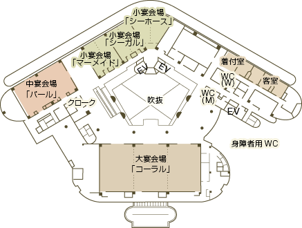 宴会場フロアマップ